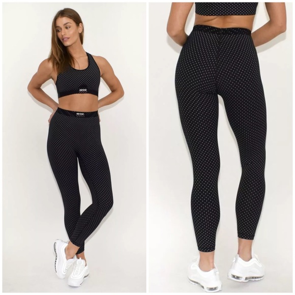 Adam Selman bonded polka dot leggings - Picture 2 of 9